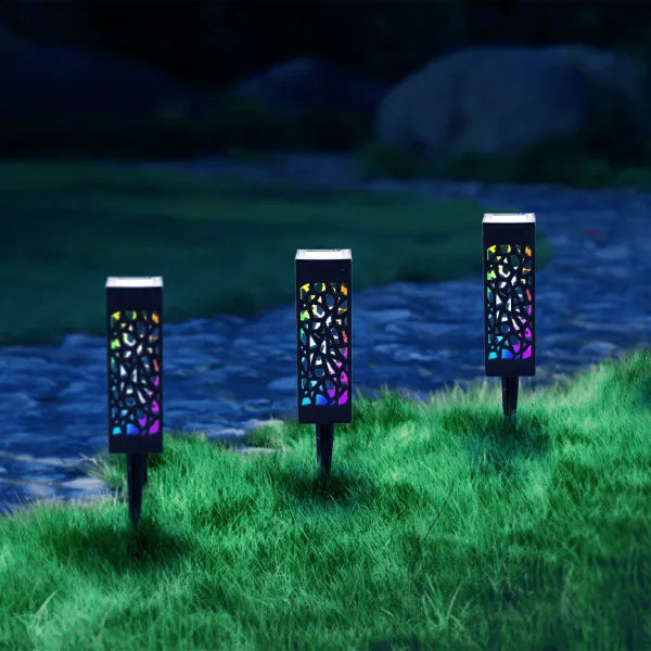 Lámpara Para Jardín Tipo Estaca Luz Cálida
