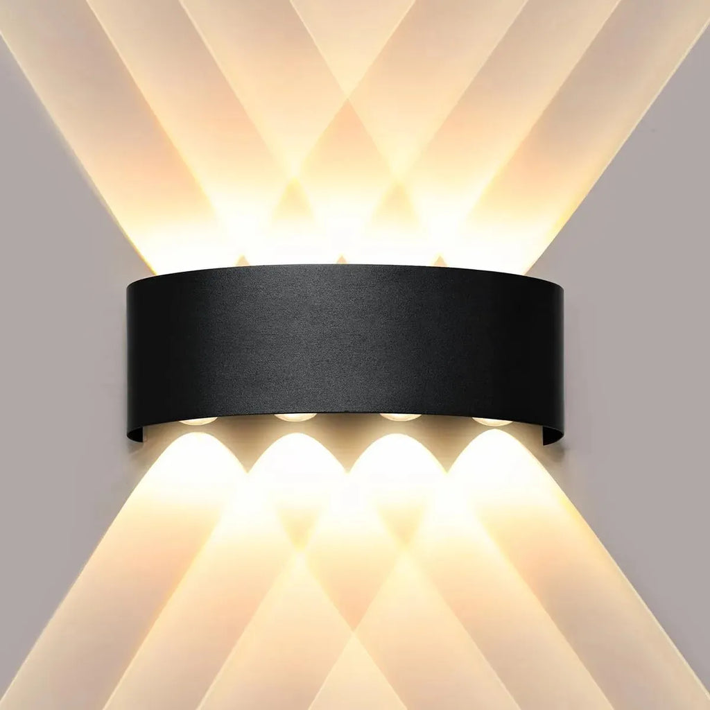 Arbotante 4 Lupas, Luz Cálida