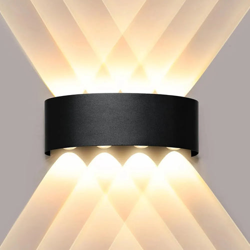 Arbotante 4 Lupas, Luz Cálida
