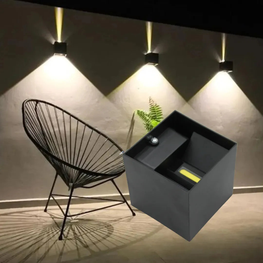 Arbotante Cubo 3 Tonos