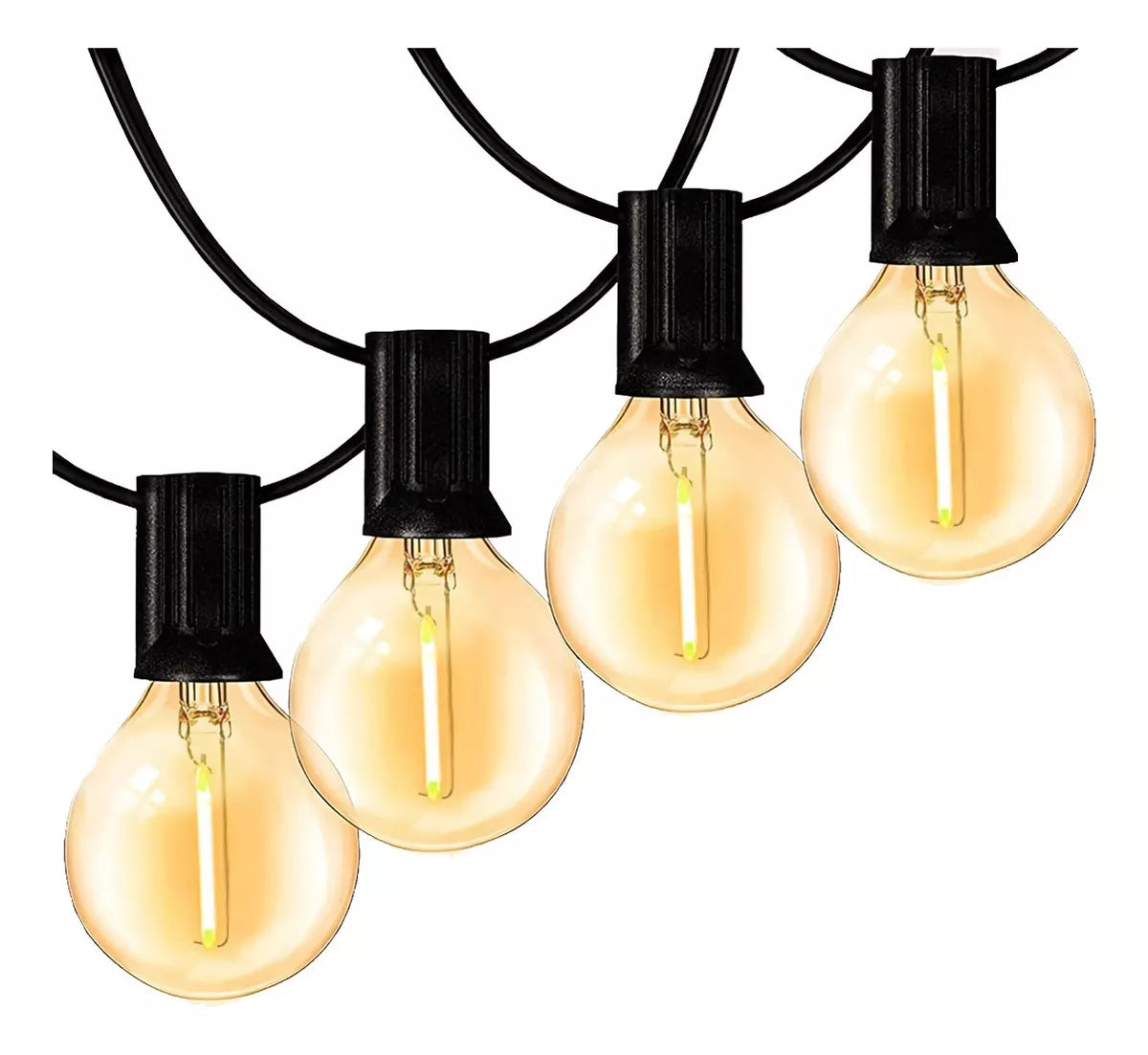 Guirnalda De Luces Led Exterior 15m 25+2 Focos Luz Vintage LED