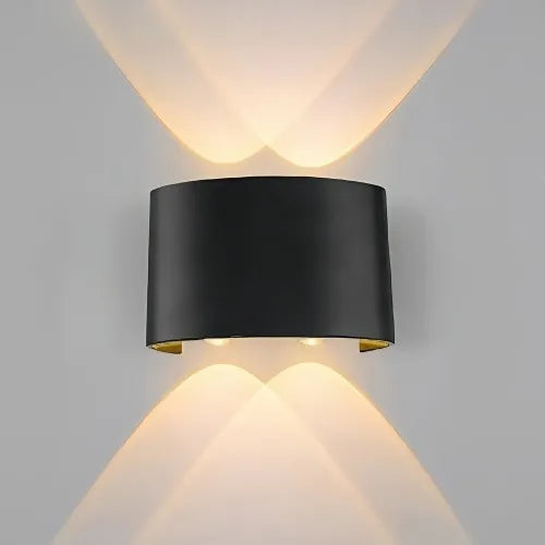 Arbotante 2 Lupas, Luz Cálida