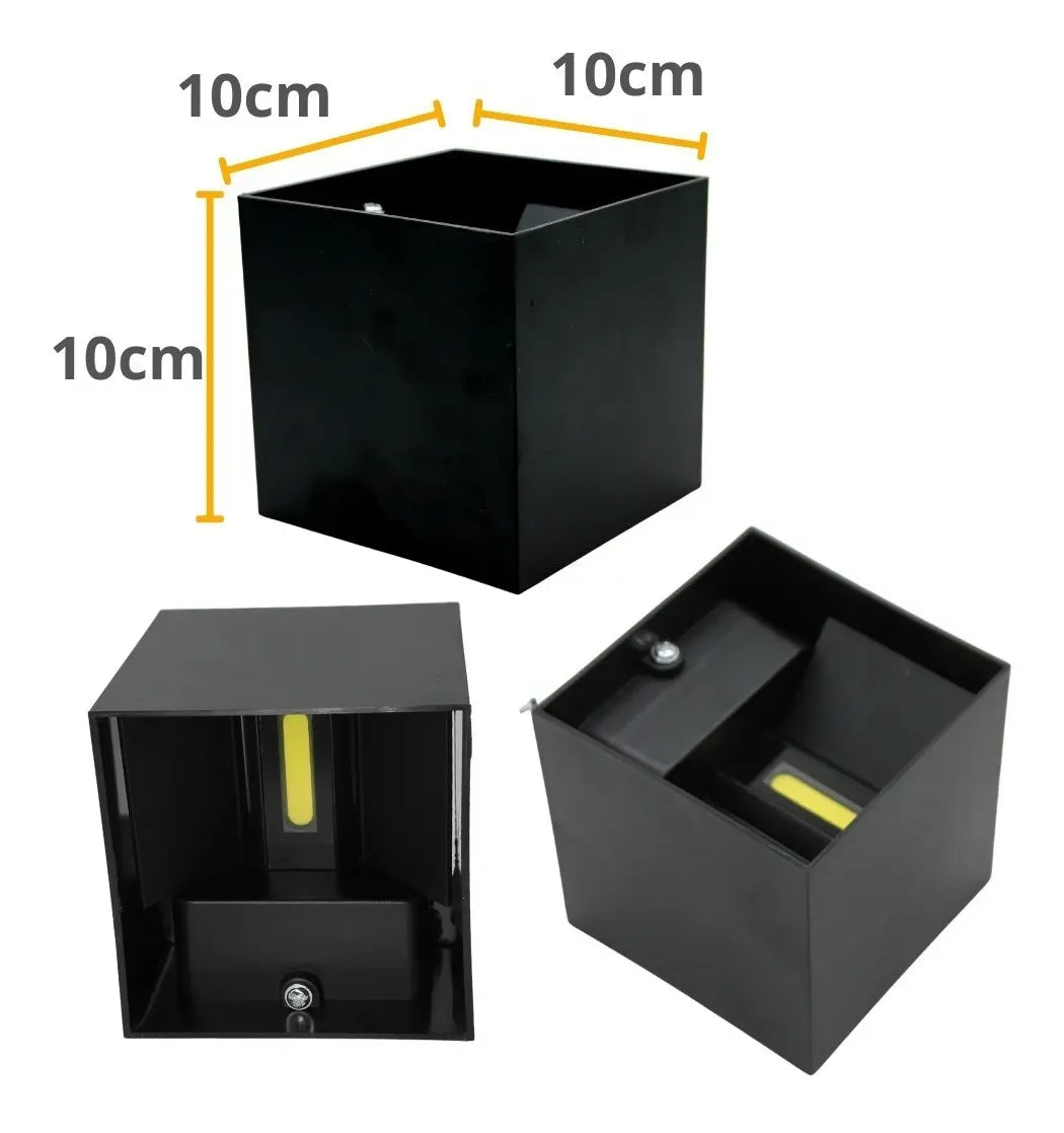 Arbotante Cubo 3 Tonos