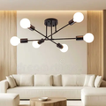 Lámpara Sputnik 6 Luces Negro