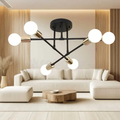 Lámpara Sputnik 6 Luces Dorado